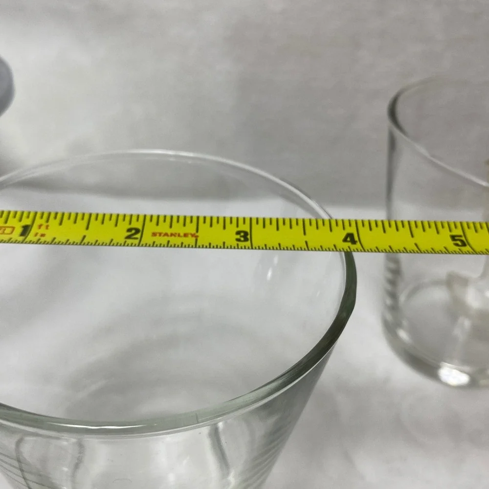 VTG LAZY SUSAN 3 Glass‎ Caddy Condiment Spinning Server Carousel With Spoons